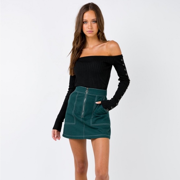 Princess Polly Dresses & Skirts - Princess Polly Sally's Eyes Mini Skirt